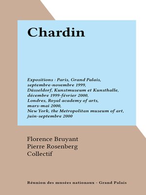 cover image of Chardin